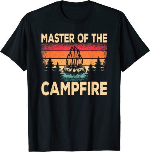 Master Of The Campfire Camper Outdoorlife Camping Tee Shirt