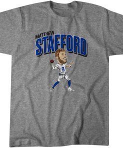 Matthew Stafford: Caricature Tee Shirt