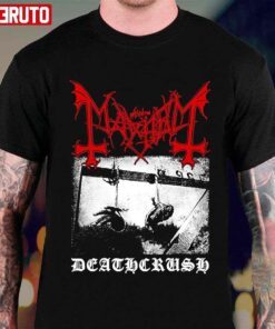 Mayhem Deathcrush Black Metal Band Tee Shirt