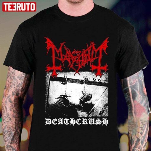 Mayhem Deathcrush Black Metal Band Tee Shirt