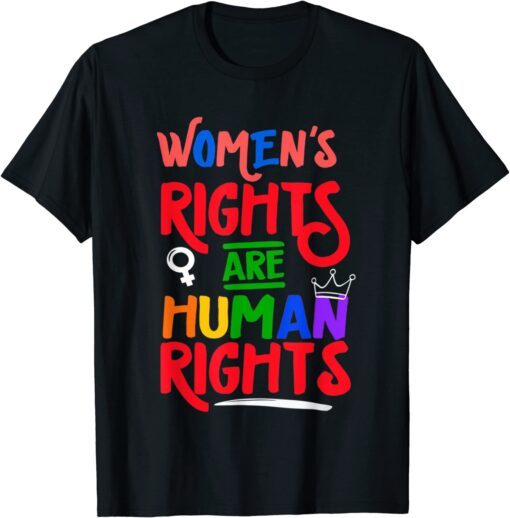 Mind your Uterus Feminist Women's Rights Are Human Rights Tee Shirt