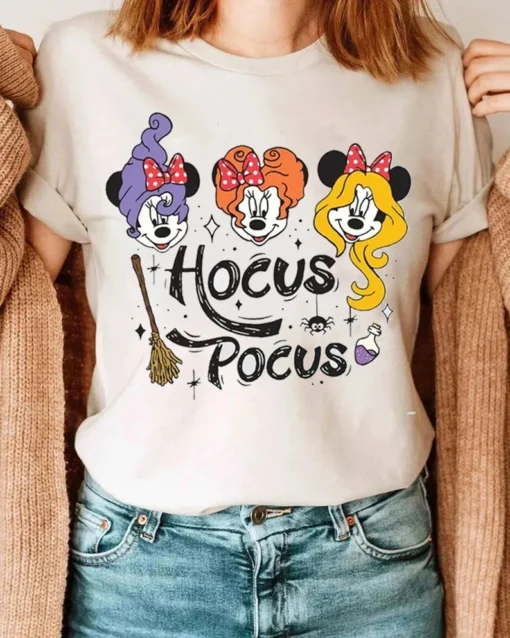 Minnie Hocus Pocus Halloween Tee Shirt