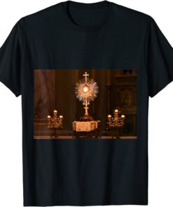 Monstrance at Adoration of the Blessed Sacrament Tee Shirt