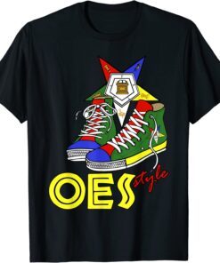 OES High top Sneaker Style of Eastern Star Parents' Day Tee Shirt