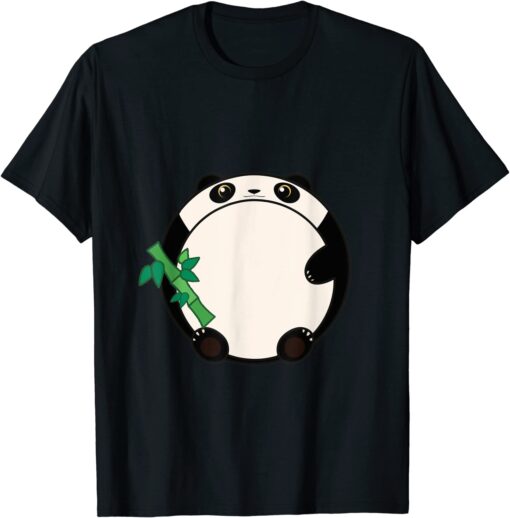 Overweight panda costume cute Tee Shirt