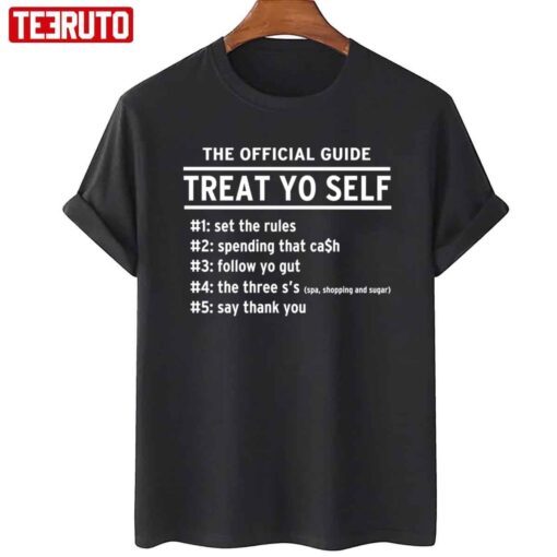 Parks And Recreation The Official Guide Treat Yo Self Tee Shirt