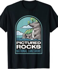 Pictured Rocks National Lakeshore Michigan Tee Shirt