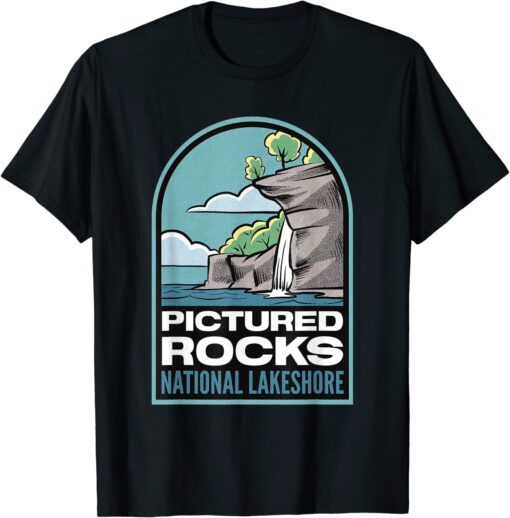 Pictured Rocks National Lakeshore Michigan Tee Shirt