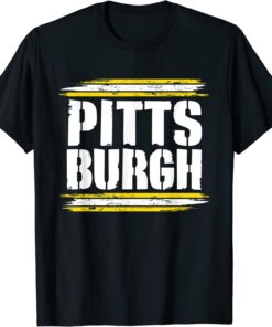 Pittsburgh Black and Yellow Pennsylvania Tee Shirt