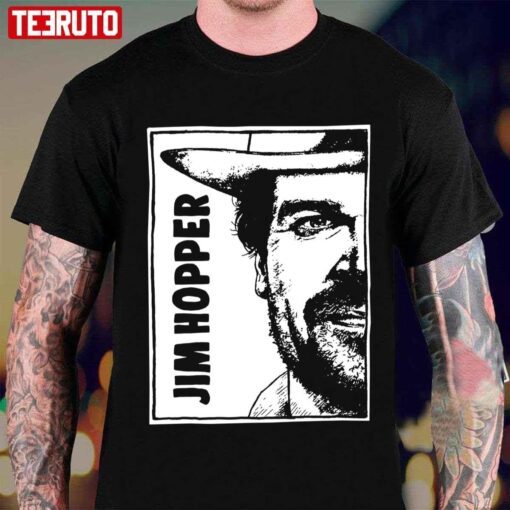 Portrait Jim Hopper Stranger Things T-Shirt