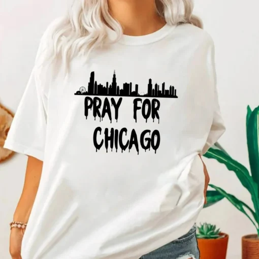 Pray for Chicago , End Gun Violence Tee Shirt