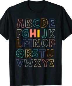 Pre K Kindergarten Hi Alphabet Back To School Teachers Tee Shirt