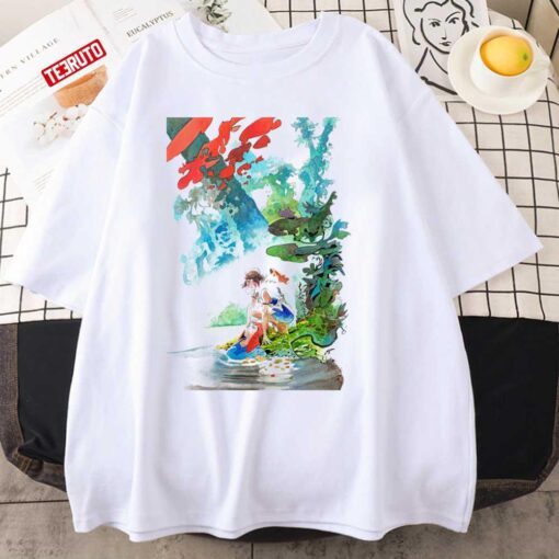 Princess Mononoke Studio Ghibli Present Tee Shirt