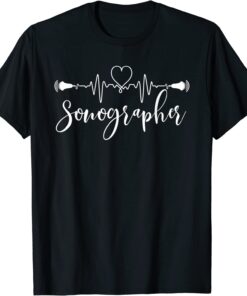 Proud Sonographer Sonography Ultrasound Tee Shirt