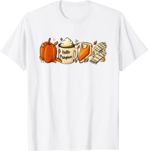 Pumpkin Spice Latte Fall Coffee Lover Halloween 2022 Shirt