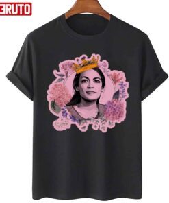 Queen AOC Alexandria Ocasio Cortez For President Feminist Politics Tee Shirt