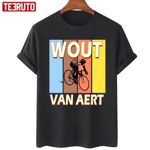 Racer Wout Van Aert Vintage Tee Shirt