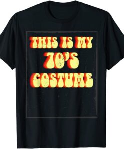 Retro This is My 70's Costume Groovy Peace Halloween 2022 Shirt