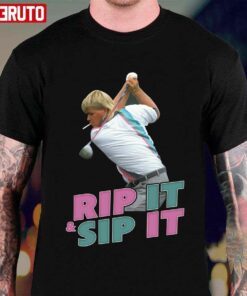 Rip It Sip It Golf John Daly Tee Shirt