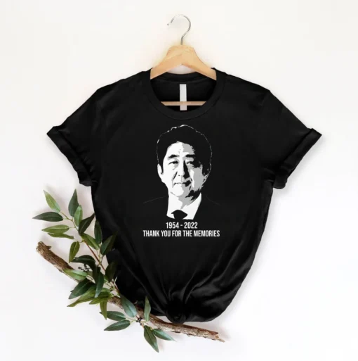 Rip Shinzo Abe Thank You For The Memories Tee Shirt