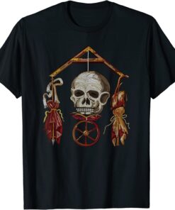 Roman Memento Mori Mosaic Tee Shirt