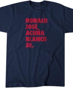 Ronald José Acuña Blanco Jr Tee Shirt