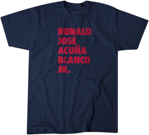 Ronald José Acuña Blanco Jr Tee Shirt