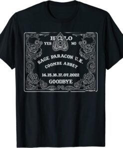 Sage Paracon UK 2022 Ouija Board Tee Shirt