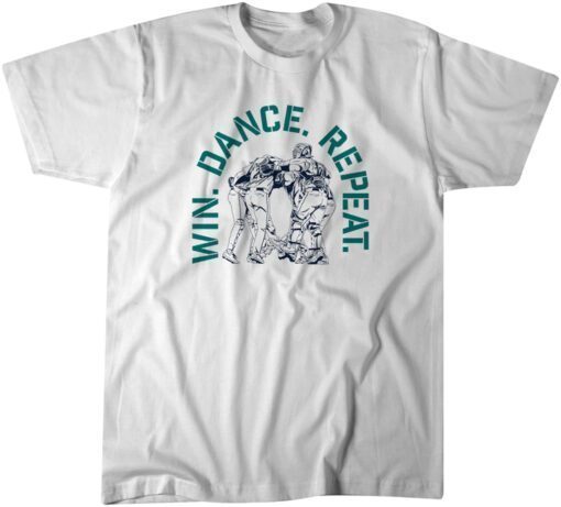 Seattle Baseball: Win. Dance. Repeat. Tee Shirt