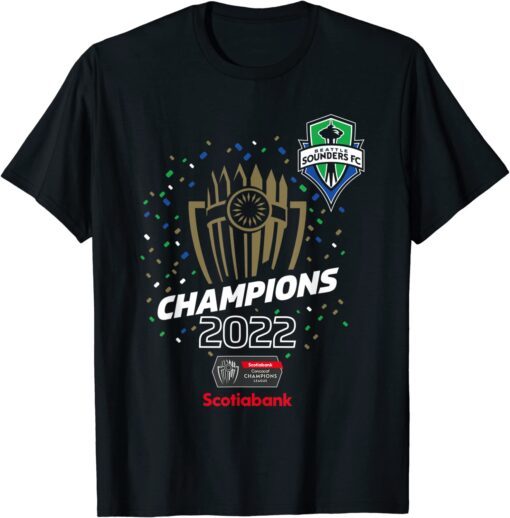 Seattle Sounders - Champions 2022 Concacaf Tee Shirt