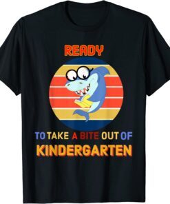 Shark Ready to Take a Bite Out of Kindergarten Tee Shirt