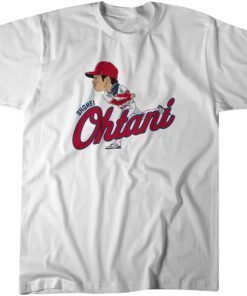 Shohei Ohtani Caricature Tee Shirt