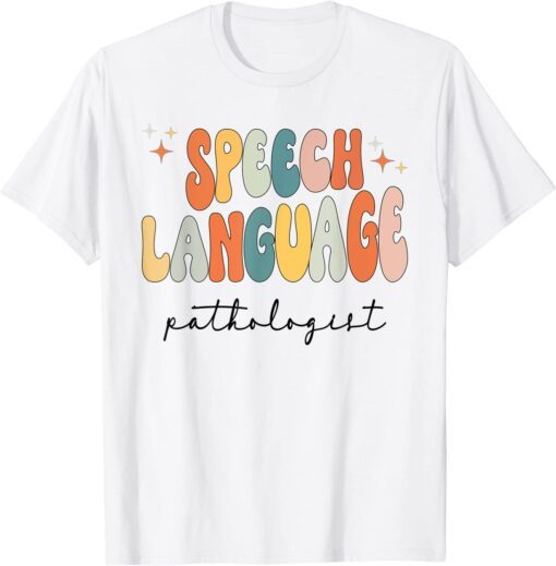 Speech Therapy Speech Language Pathologist Retro SLP Tee ShirtSpeech Therapy Speech Language Pathologist Retro SLP Tee Shirt