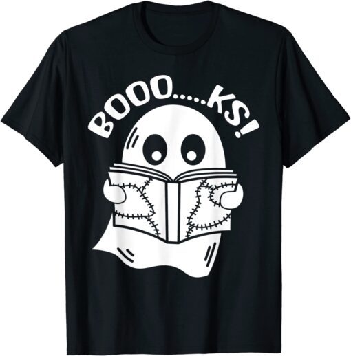 Spooky Boooks Reading Halloween Book Lover Costume Tee Shirt