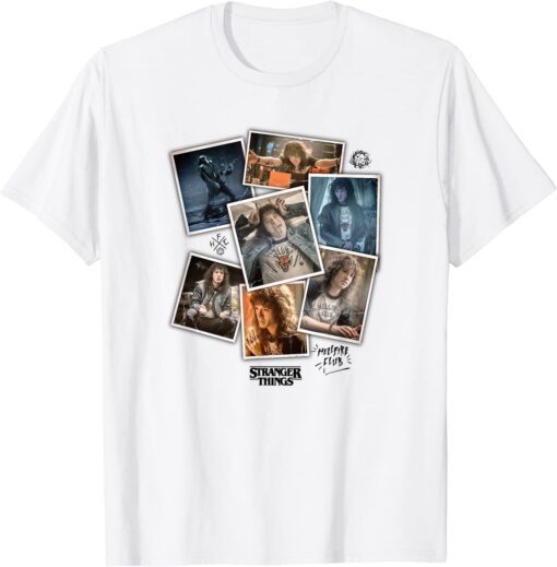 Stranger Things 4 Eddie Munson Scrapbook Photos Tee Shirt