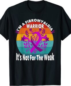 Strong Fibromyalgia Warrior Quote, Fibromyalgia Awareness T-Shirt