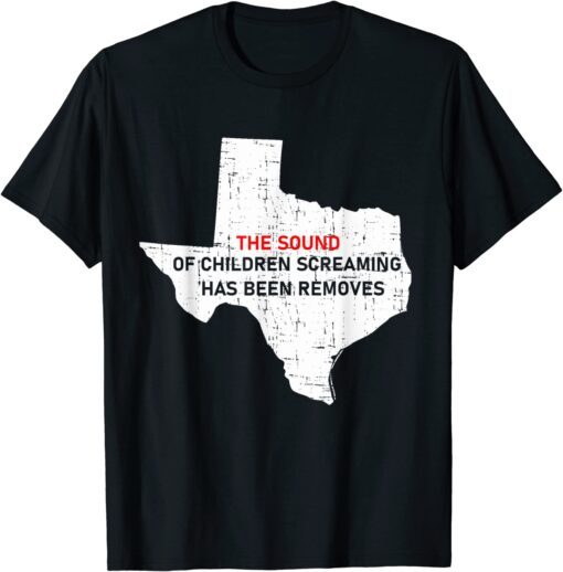 The Sound Of Children Screaming Has Been Removed US Flag Tee Shirt