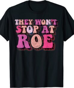 They Won't Stop At Roe, Womens Rights Feminist Protest Tee Shirt