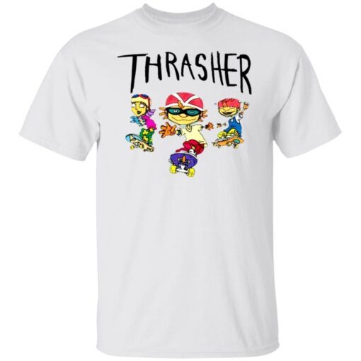 Thrasher Cartoon Skaters Tee Shirt