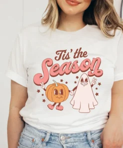 Tis The Season Fall Halloween Tee Shirt