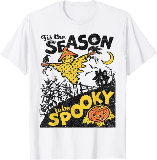 Tis The Season To Be Spooky Pumpkin Patch Halloween Costume Tee Shirt