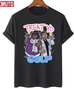 Treat Yo Self Artwork Tee Shirt