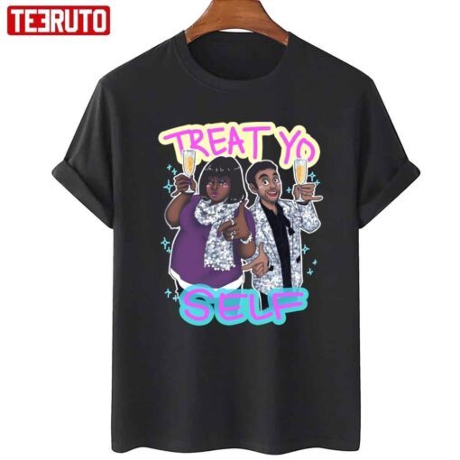 Treat Yo Self Artwork Tee Shirt