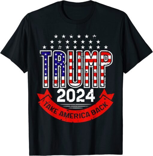 Trump 2024 Take America back Eagle save America again Tee Shirt