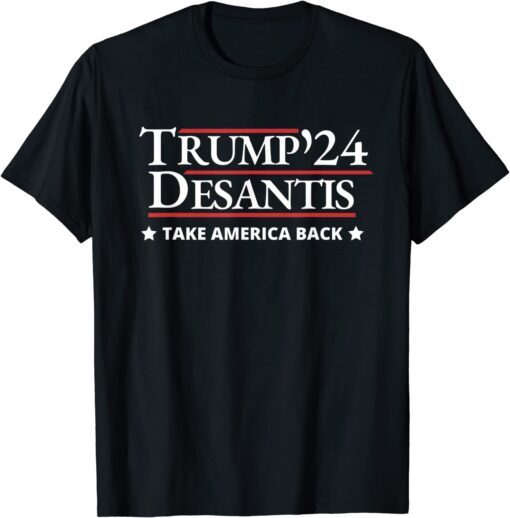 Trump Desantis 2024 Tee Shirt