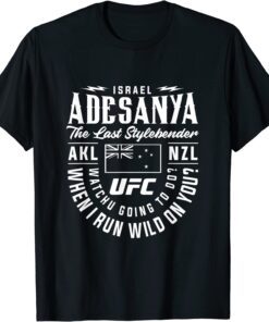 UFC Israel Adesanya Fighting Out Of T-Shirt