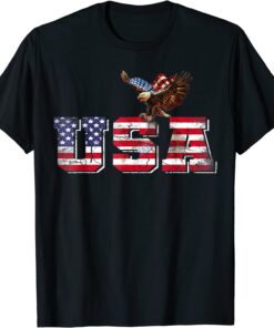 USA Patriotic 4th of July American Flag Tee Shirt