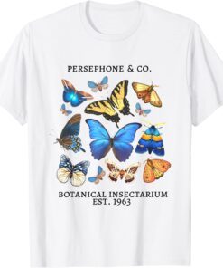 Vintage Persephone Greek Mythology Butterfly Light Academia Tee Shirt