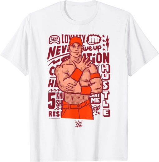 WWE John Cena You Can't See Me Comic Poster Tee Shirt