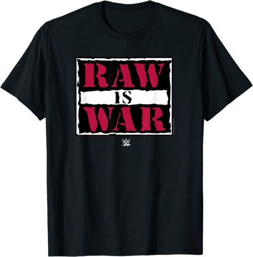 WWE Raw Is War Box Logo Tee Shirt